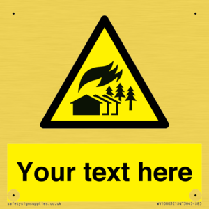 Custom Warning: Large scale fire zone